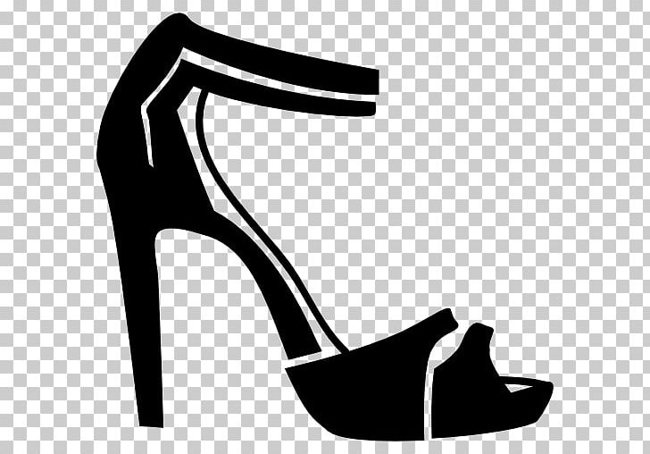 High-heeled Footwear Stiletto Heel Platform Shoe Computer Icons PNG, Clipart, Accessories, Ballet Flat, Basic Pump, Black, Black And White Free PNG Download