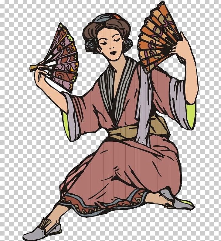 The Lady With A Fan Hand Fan PNG, Clipart, Ancient, Ancient Woman, Architecture, Art, Business Woman Free PNG Download