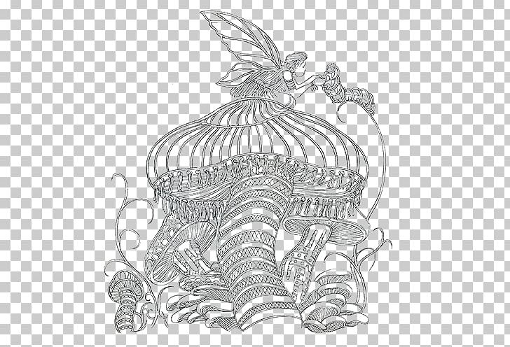 Visual Arts Fairies In Wonderland: An Interactive Coloring Adventure For All Ages Line Art Sketch PNG, Clipart, Abstract Lines, Angel, Art, Black And White, Creative Mushrooms Free PNG Download