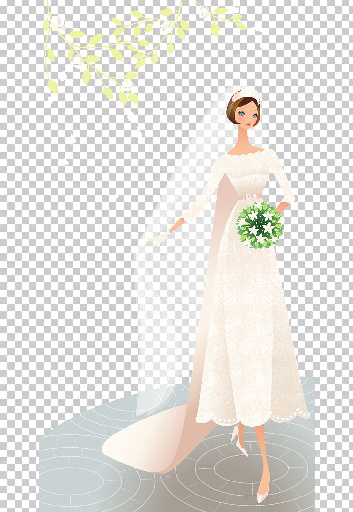 Bride Wedding Photography Illustration PNG, Clipart, Beautiful Vector, Bride, Creative Wedding, Encapsulated Postscript, Fashion Design Free PNG Download