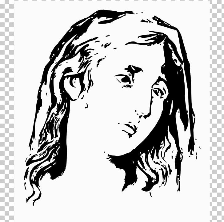Face Facial Expression Female PNG, Clipart, Black, Black And White, Cartoon, Crying, Drawing Free PNG Download