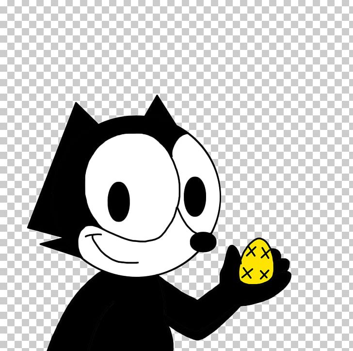 Felix The Cat Easter Egg Cartoon PNG, Clipart, Art, Artwork, Black, Black And White, Cartoon Free PNG Download