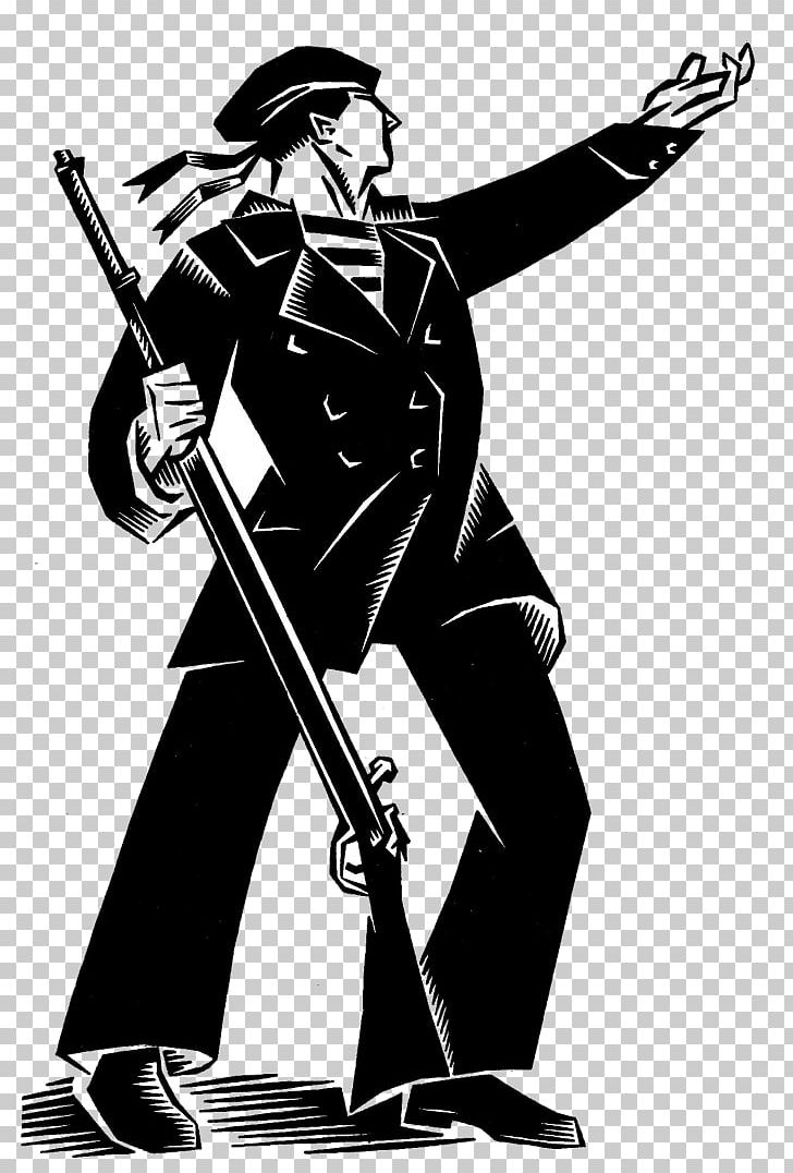 Kronstadt Rebellion Russian Revolution Anarchism Bolshevik PNG, Clipart, Art, Black And White, Cartoon, Cold Weapon, Fictional Character Free PNG Download