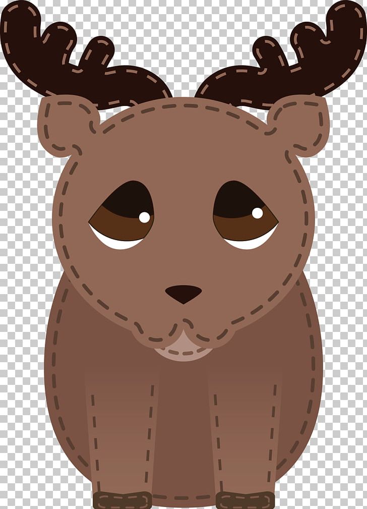 Reindeer Antler Cartoon Snout PNG, Clipart, Antler, Bear, Brown, Carnivoran, Cartoon Free PNG Download