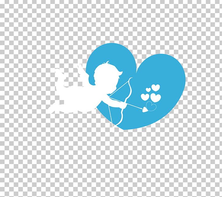 Valentines Day Cupid Falling In Love PNG, Clipart, Angel, Area, Blue, Circle, Computer Free PNG Download