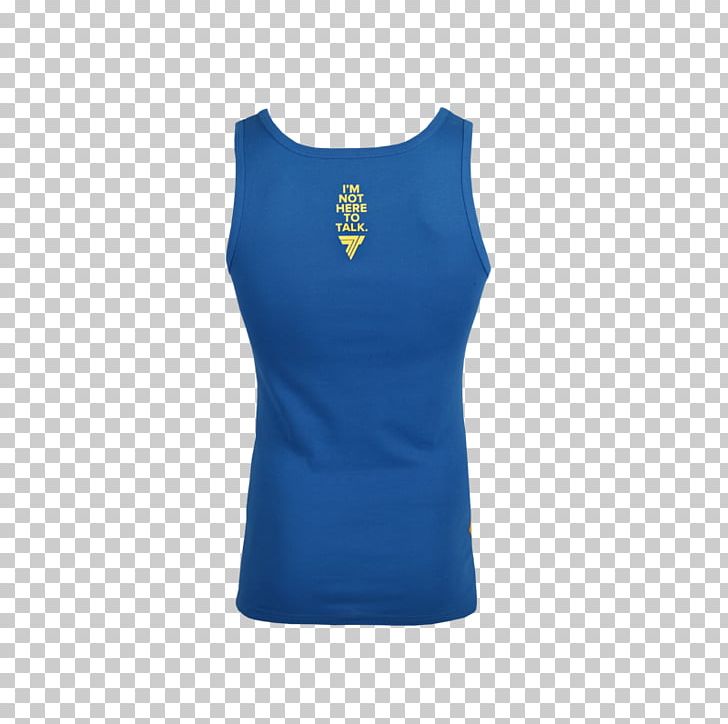 T-shirt Top Gilets Sleeveless Shirt Clothing PNG, Clipart, Active Shirt, Active Tank, Blue, Clothing, Cobalt Blue Free PNG Download
