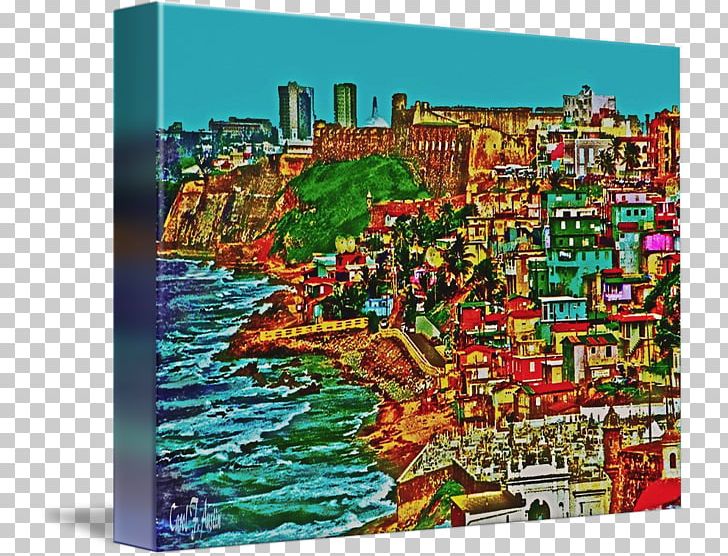 Old San Juan Oil Painting Art Canvas PNG, Clipart, Art, Canvas, City, Collage, Imagekind Free PNG Download