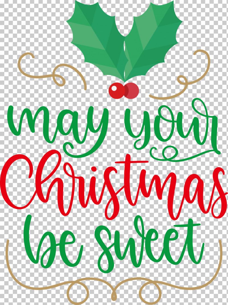 May Your Christmas Be Sweet Christmas Wishes PNG, Clipart, Christmas Day, Christmas Tree, Christmas Wishes, Floral Design, Geometry Free PNG Download