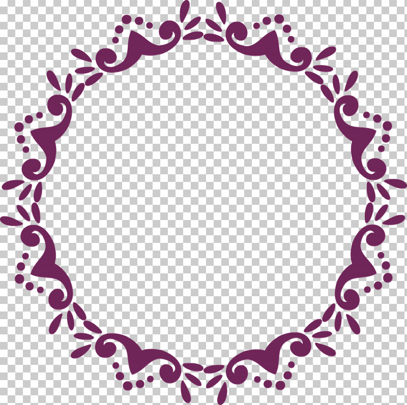 Purple Pink Violet Circle Magenta PNG, Clipart, Circle, Doily, Floral Frame, Flower Frame, Magenta Free PNG Download
