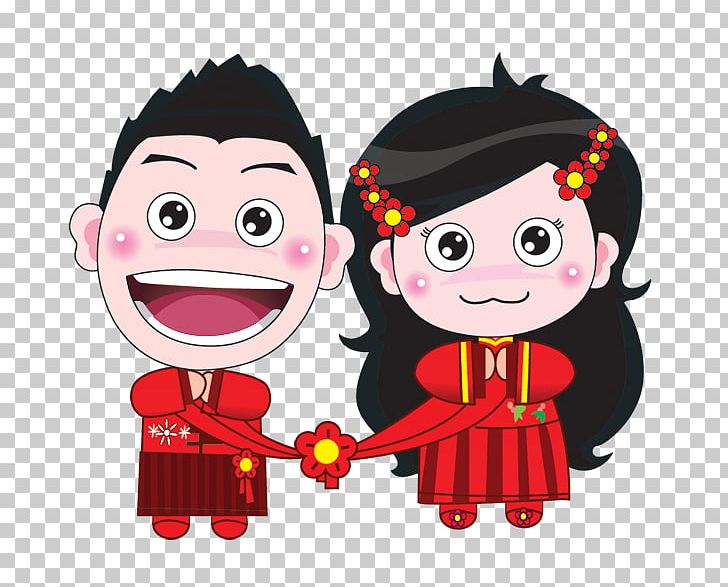 Chinese Marriage Significant Other Wedding PNG, Clipart, Boy, Bride, Bridegroom, Cartoon, Doll Free PNG Download