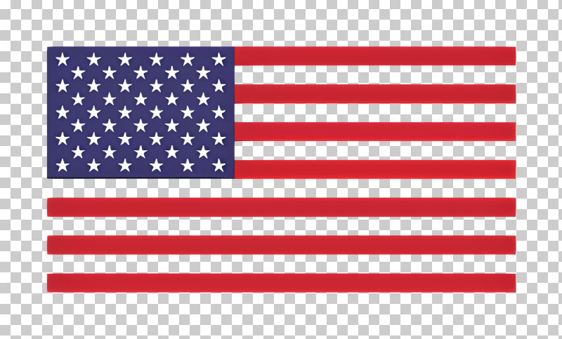 American Flag - Horizontal United States National Flag PNG