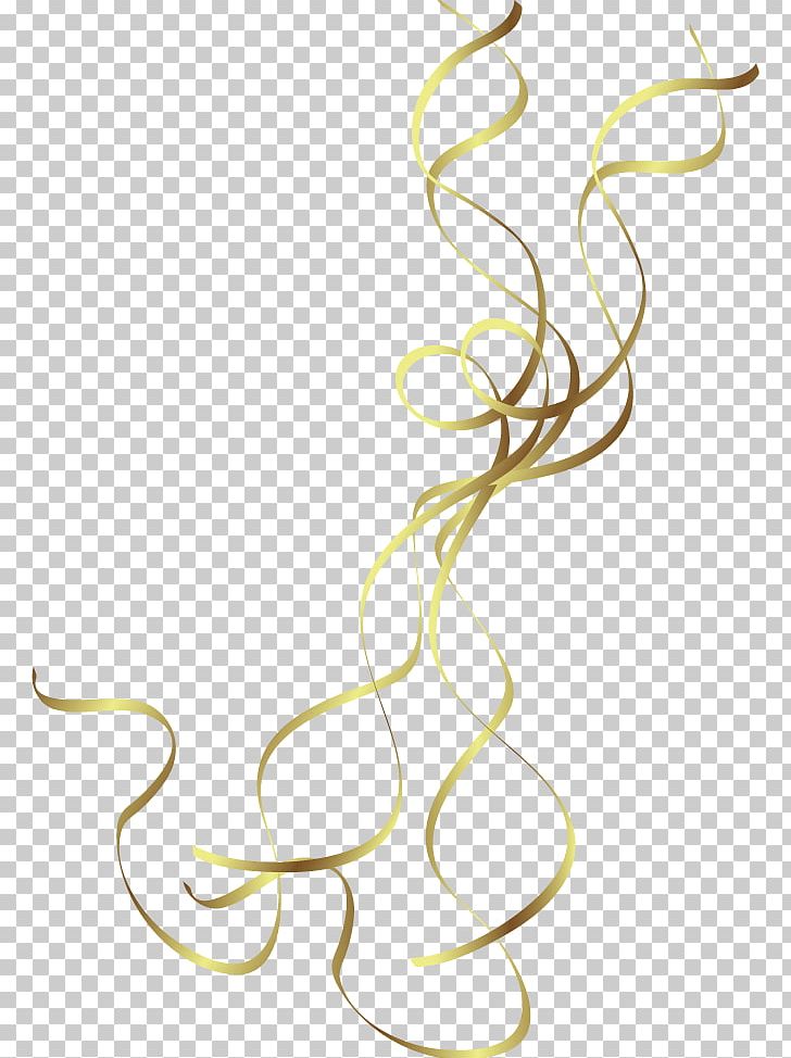 Painted Dynamic Golden Ribbon PNG, Clipart, Clip Art, Design, Encapsulated Postscript, Festival, Festive Elements Free PNG Download