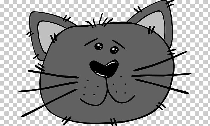 Cat Cartoon Face PNG, Clipart, Black, Black And White, Carnivoran, Cartoon, Cat Free PNG Download