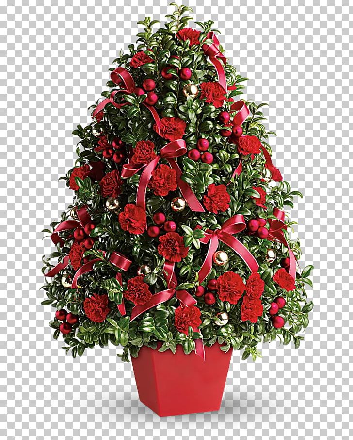 Christmas Tree Floristry Flower Deck The Halls Teleflora PNG, Clipart, Annual Plant, Artificial Flower, Centrepiece, Christmas Decoration, Cut Flowers Free PNG Download