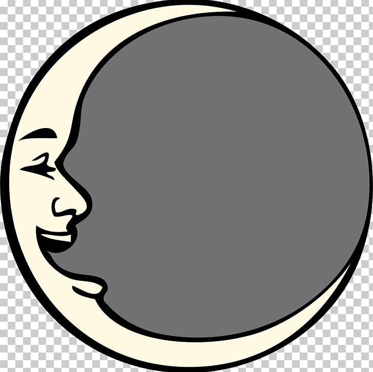 Man In The Moon Lunar Phase Smiley PNG, Clipart, Black And White, Blue Moon, Circle, Crescent, Download Free PNG Download