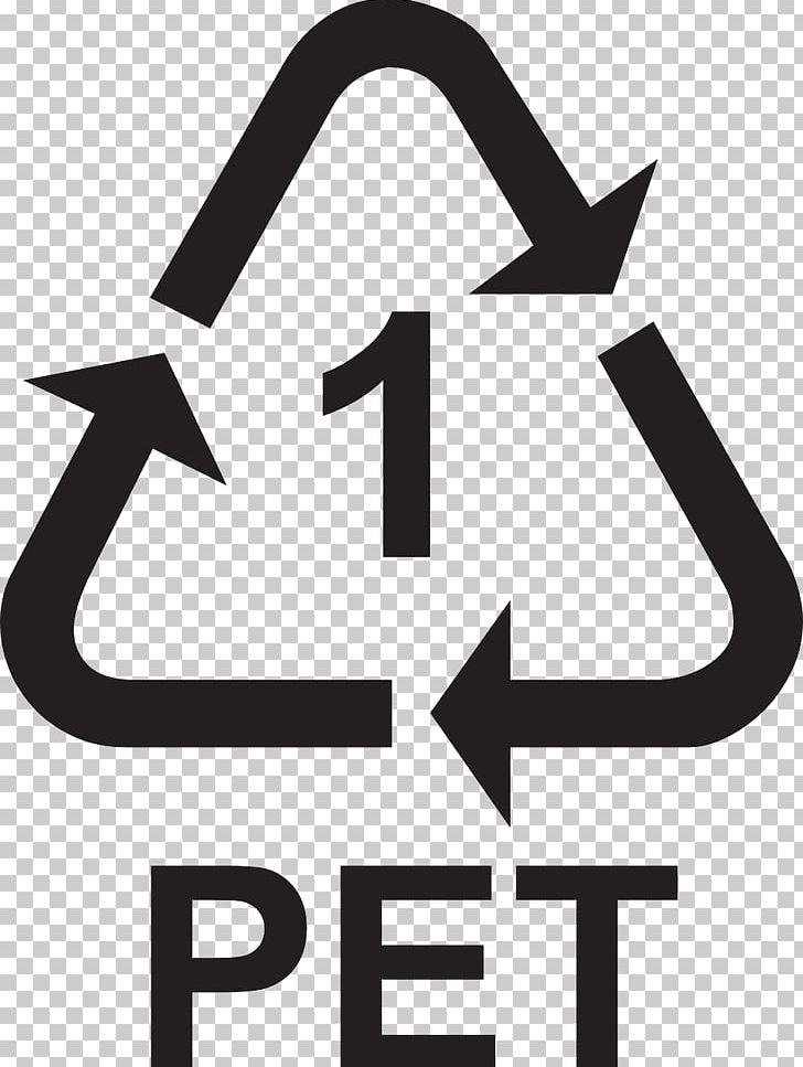 Recycling Symbol PET Bottle Recycling Polyethylene Terephthalate Graphics PNG, Clipart, Angle, Area, Black And White, Brand, Highdensity Polyethylene Free PNG Download