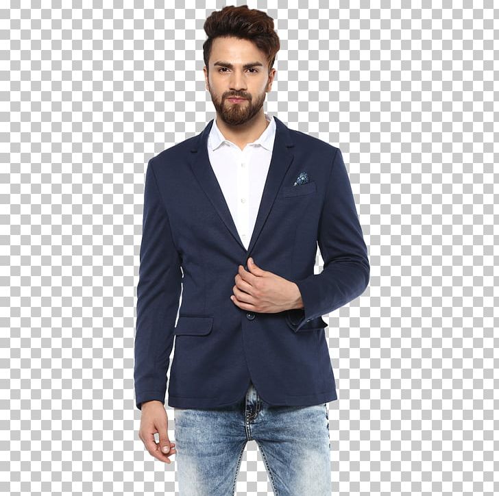 blazer on t shirt and jeans