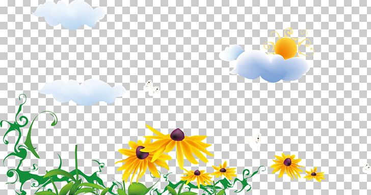 Common Sunflower Euclidean PNG, Clipart, Cartoon Cloud, Cloud, Cloud Computing, Cloud Vector, Computer Wallpaper Free PNG Download