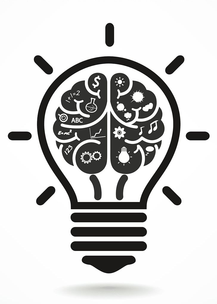 Brain Incandescent Light Bulb Computer Icons PNG, Clipart, Black And White, Brain, Brand, Clip Art, Computer Icons Free PNG Download