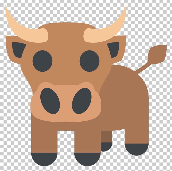 Cattle Ox Emoji T-shirt SMS PNG, Clipart, 1 F, Bull, Carnivoran, Cartoon, Cattle Free PNG Download