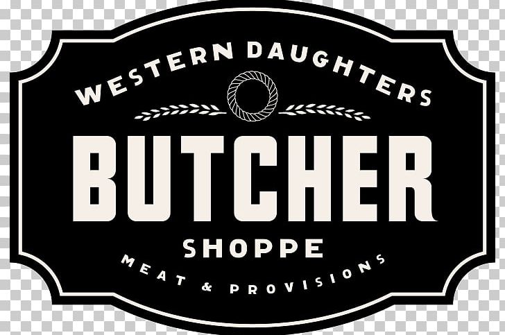 Western Daughters Butcher Shoppe Logo Cattle PNG, Clipart, Black And White, Boucherie, Brand, Butcher, Cattle Free PNG Download