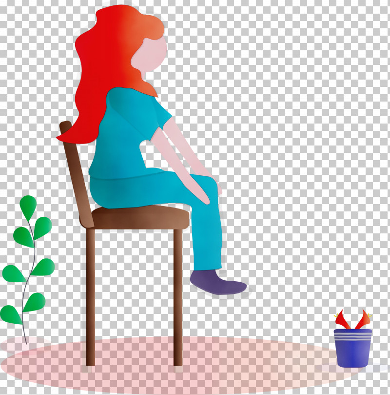 Sitting Furniture Table PNG, Clipart, Furniture, Modern Girl, Paint, Sitting, Table Free PNG Download