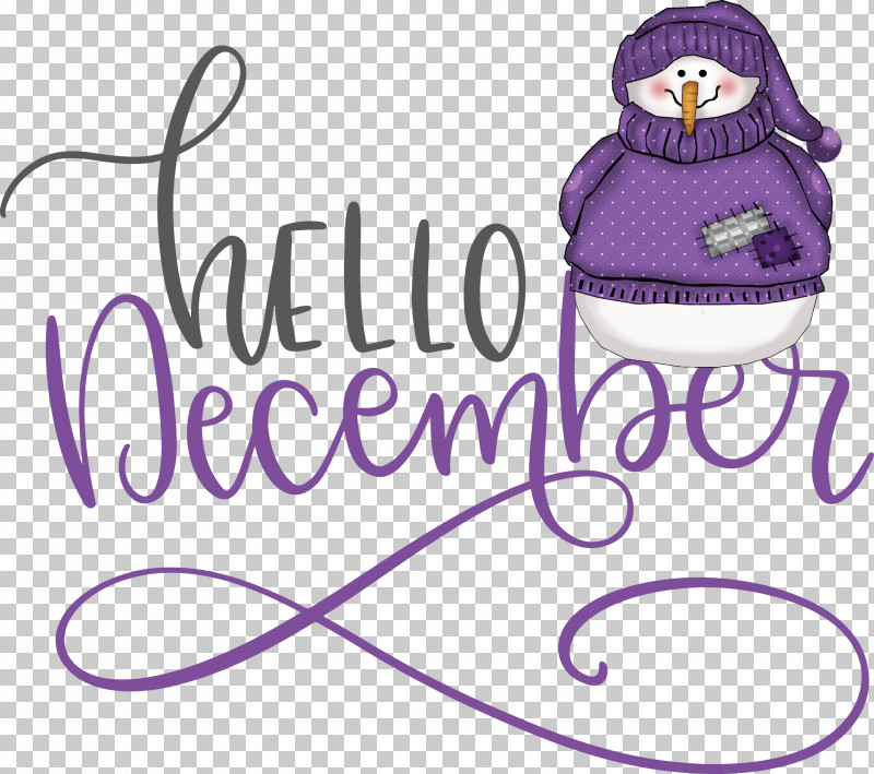 Hello December Winter December PNG, Clipart, Cartoon, Christmas Card, Christmas Day, Creativity, December Free PNG Download