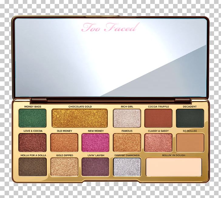 Too Faced Chocolate Gold Eye Shadow Palette Sephora Cosmetics Metallic Color PNG, Clipart, Color, Confectionery, Cosmetics, Eye, Eye Shadow Free PNG Download