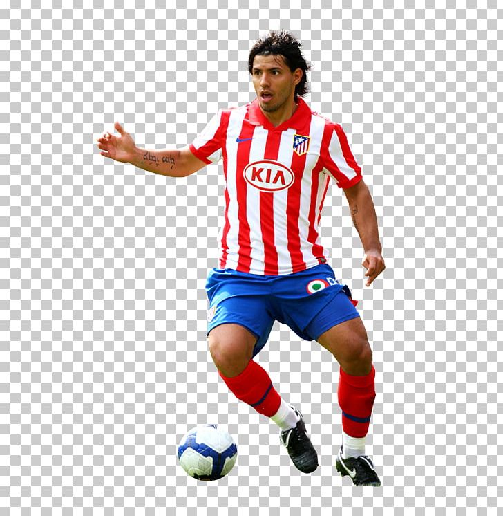 Sergio Agüero Atlético Madrid La Liga Football Player Jersey PNG, Clipart, Andrea Pirlo, Atletico Madrid, Ball, Clothing, Fifa Free PNG Download