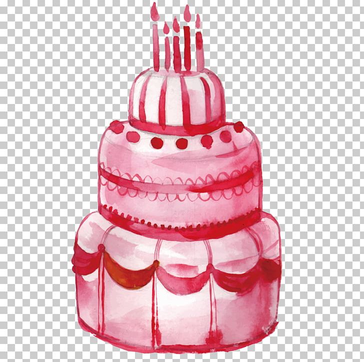 Birthday Cake Illustration PNG, Clipart, Birthday, Birthday Card, Cake, Cake Decorating, Candle Free PNG Download