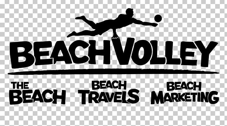 Recreation Beach Volleyball Logos Text PNG, Clipart, Area, Beach, Beach Volleyball, Black And White, Brand Free PNG Download