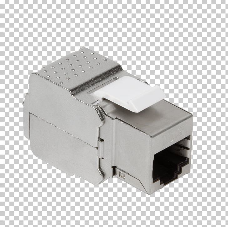 Adapter Electrical Connector Keystone Module Câble Catégorie 6a Twisted Pair PNG, Clipart, Adapter, Angle, Category 6 Cable, Computer Network, Electrical Cable Free PNG Download