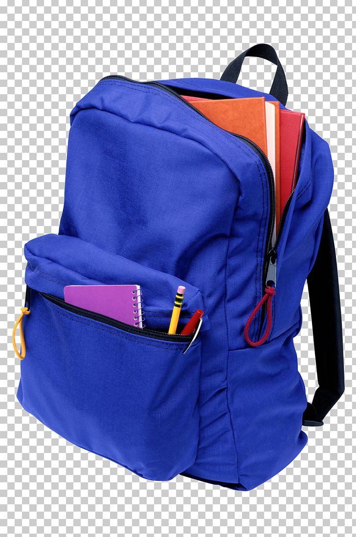 Bag Backpack School Stock Photography Book PNG, Clipart, Blue, Clothing, Cobalt Blue, Computer Icons, Electric Blue Free PNG Download