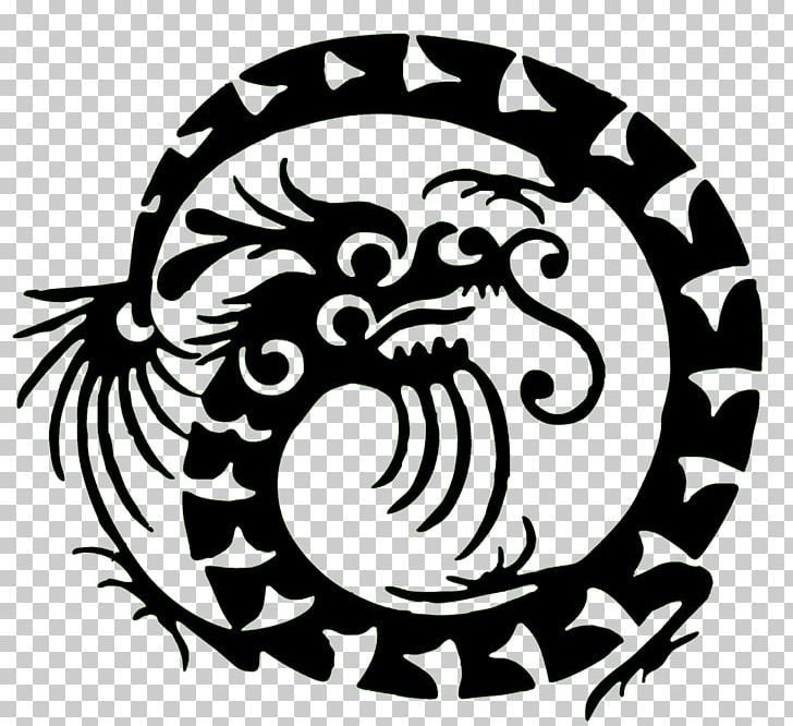 Chinese Dragon China Welsh Dragon PNG, Clipart, Art, Black And White, China, Chinese Dragon, Circle Free PNG Download