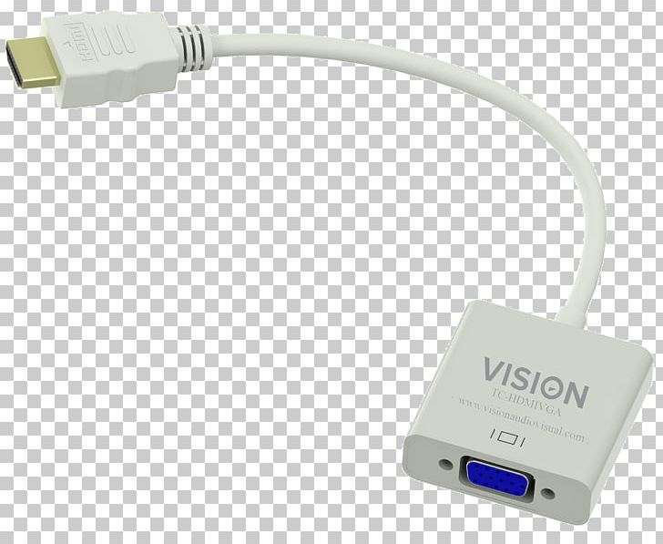 HDMI Adapter VGA Connector Video Graphics Array Electrical Cable PNG, Clipart, Adapter, Cable, Electrical Cable, Electrical Connector, Electronic Device Free PNG Download