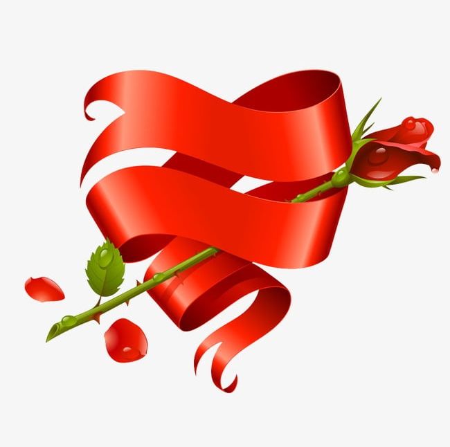 Rose Ribbon PNG, Clipart, Decoration, Red, Ribbon, Ribbon Clipart, Ribbon Clipart Free PNG Download