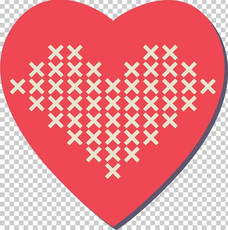 Valentine's Day Heart Embroidery Knitting PNG, Clipart, Broken Heart, Christmas, Circle, Craft, Heart Free PNG Download