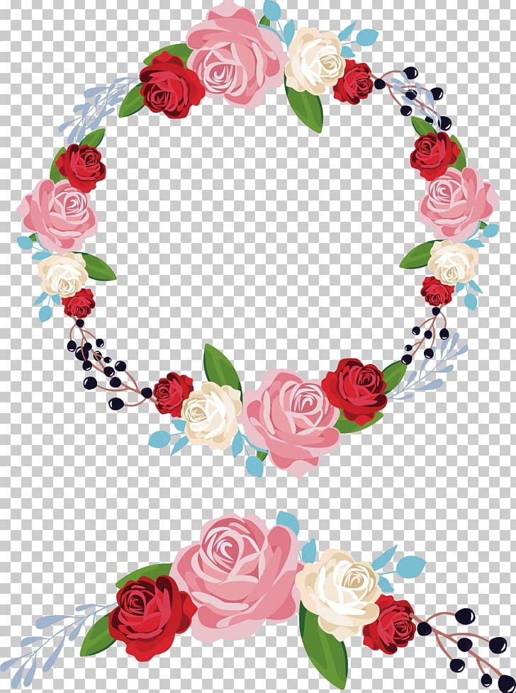 Flower Wreath Garland Ornament PNG, Clipart, Blue, Christmas, Color, Flower Arranging, Flowers Free PNG Download