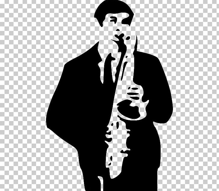 Saxophone Drawing PNG, Clipart, Art, Black And White, Black Cartoon Man Transparent, Drawing, Fictional Character Free PNG Download