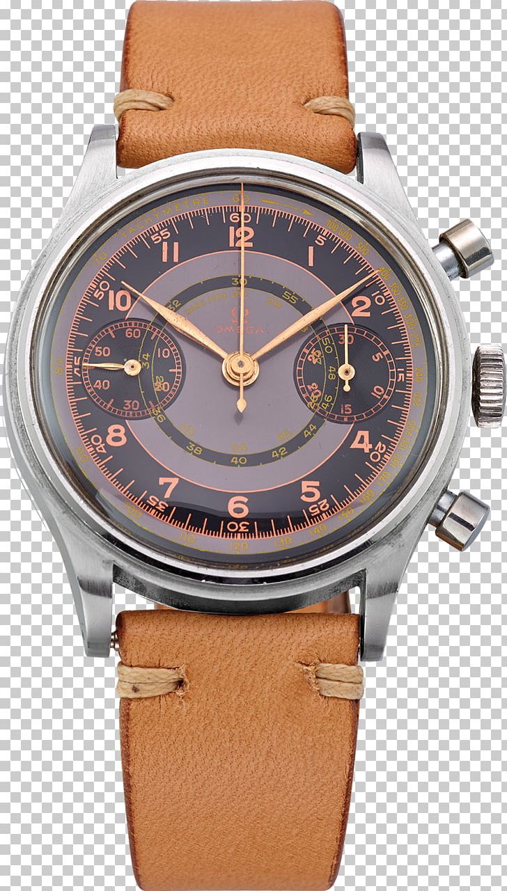 Watch Strap Chronograph Omega SA Clothing Accessories PNG, Clipart, Accessories, Brand, Brown, Chronograph, Clothing Accessories Free PNG Download