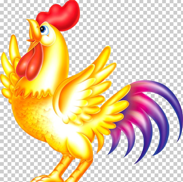 Chicken Rooster Chinese New Year PNG, Clipart, Animals, Art, Badminton Shuttle Cock, Bainian, Beak Free PNG Download