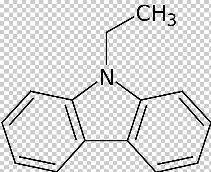 Fluorenol Chemical Compound 9-ethylcarbazole Chemical Substance PNG, Clipart, Angle, Area, Black, Black And White, Boronic Acid Free PNG Download