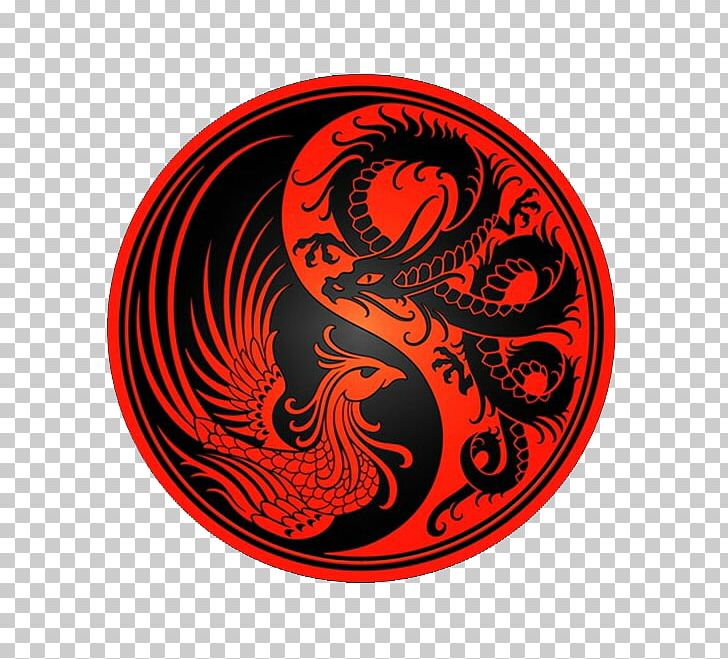 Chinese Dragon Zazzle Phoenix T-shirt Yin And Yang PNG, Clipart, Cafepress, China, Chinese Dragon, Chinese Ink Painting, Chinese Ink Painting Style Tai Chi Free PNG Download