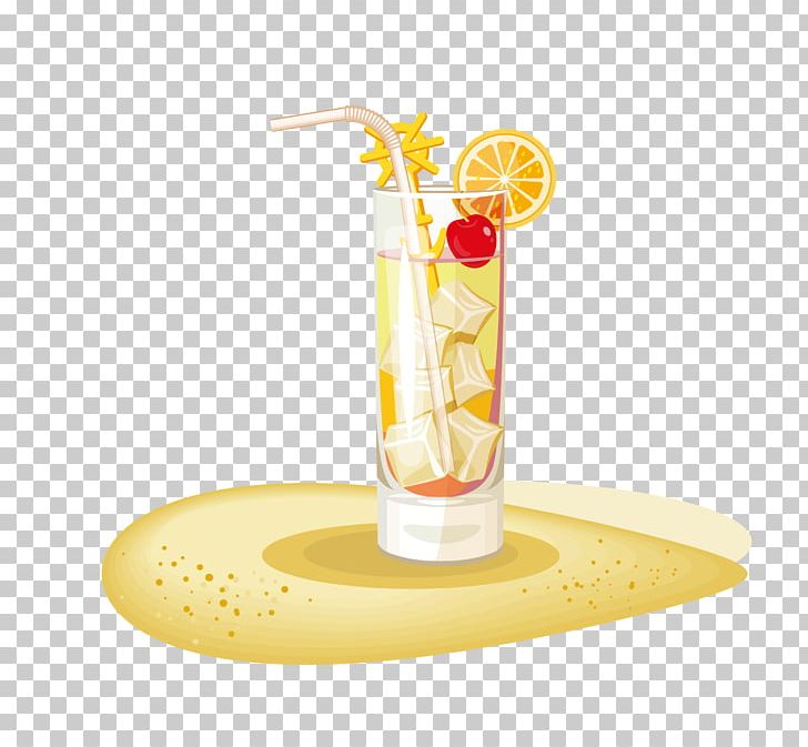 Tequila Sunrise Cocktail Tea Juice PNG, Clipart, Alcoholic Drink, Cartoon, Cocktail Garnish, Cool In Summer, Drawing Free PNG Download