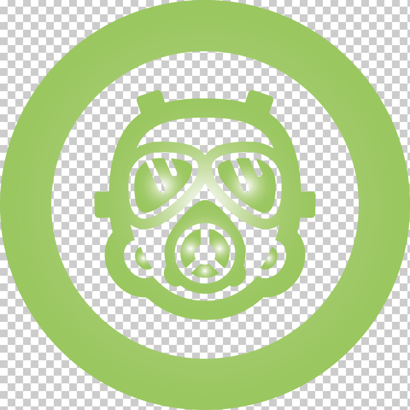 Gas Mask PNG, Clipart, Circle, Gas Mask, Green, Headgear, Logo Free PNG Download