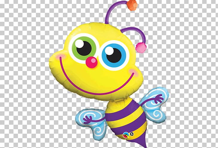 Bee Insect Mylar Balloon Shape PNG, Clipart, Aluminium Foil, Baby Toys, Balloon, Bee, Birthday Free PNG Download