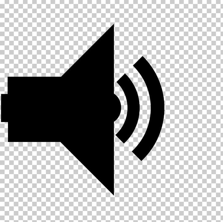 Computer Icons Symbol Sound Loudspeaker Logo PNG, Clipart, Angle, Beep, Black, Black And White, Brand Free PNG Download