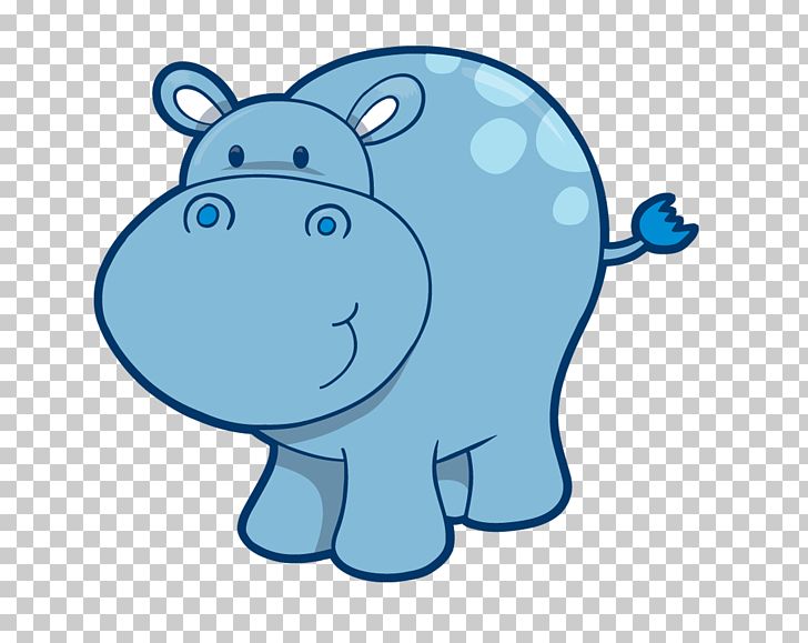 Hippopotamus Cuteness Drawing PNG, Clipart, Animal, Animals, Area, Art, Blue Free PNG Download