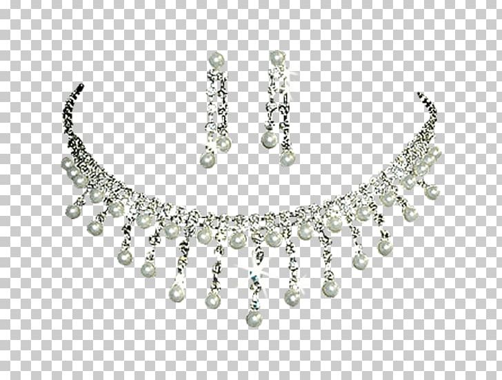 Pearl Body Jewellery Necklace Silver PNG, Clipart, Body Jewellery, Body Jewelry, Chain, Diamond, Fashion Accessory Free PNG Download
