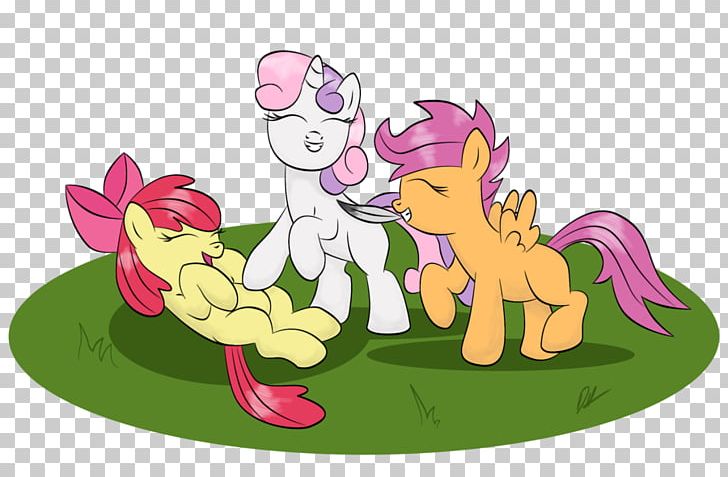 Pony Sweetie Belle Twilight Sparkle Rainbow Dash Scootaloo PNG, Clipart, Art, Cartoon, Cutie Mark Crusaders, Fictional Character, Grass Free PNG Download
